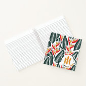 Heliconia Monogram Sketch|Journal Notitieboek (Binnen)
