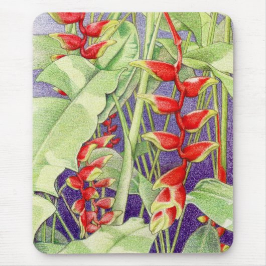 Heliconia Mousepad Muismat (Voorkant)