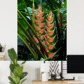 Heliconia Poster (Thuiskantoor)