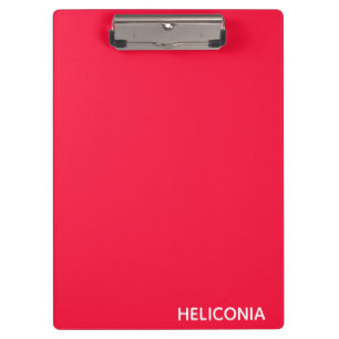 Heliconia rode kleurnaam klembord