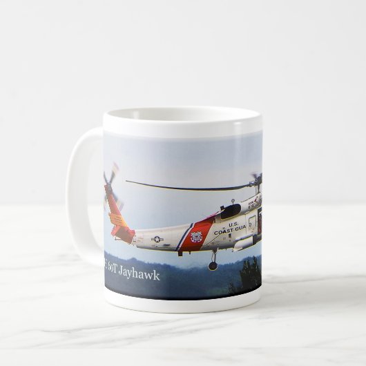 Hélicoptère MH60T Jayhawk mug (Devant gauche)