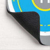 HeliDECK Muismat blauw (Hoek)