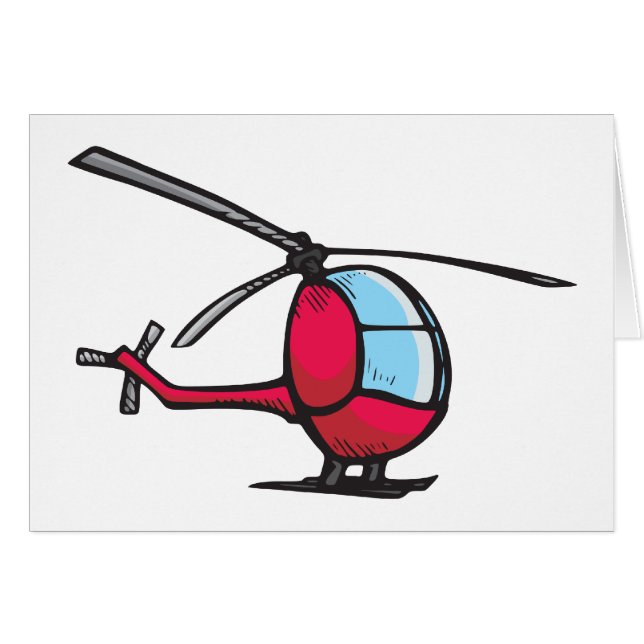 Helikopter (Voorkant Horizontaal)