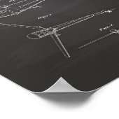Helikopter 1944 Patent Art Chalkboard Poster (Hoek)