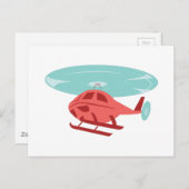 Helikopter Briefkaart (Voorkant / Achterkant)