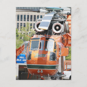 helikopter briefkaart