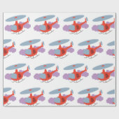 Helikopter Cadeaupapier (Vlak)