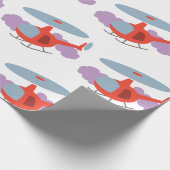 Helikopter Cadeaupapier (Hoek)