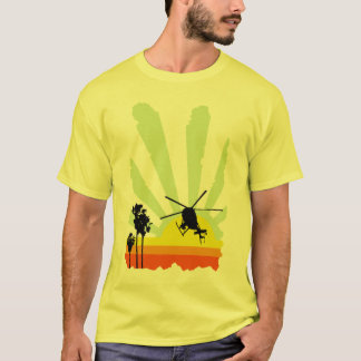 Helikopter en zondst t-shirt