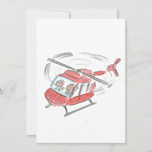 Helikopter Kaart (Voorkant)