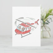 Helikopter Kaart (Staand voorkant)
