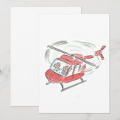 Helikopter Kaart (Voorkant / Achterkant)