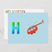 Helikopter Kaart (Voorkant / Achterkant)