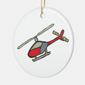 Helikopter Keramisch Ornament (Links)