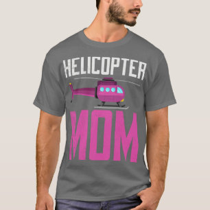 Helikopter mam die kinderen van moeder houdt t-shirt