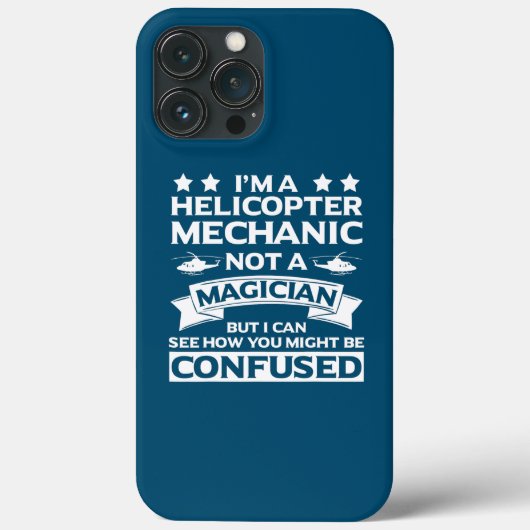 Helikopter Mechanic Apparel Top Funny Mechanics Case-Mate iPhone Case (Achterkant)