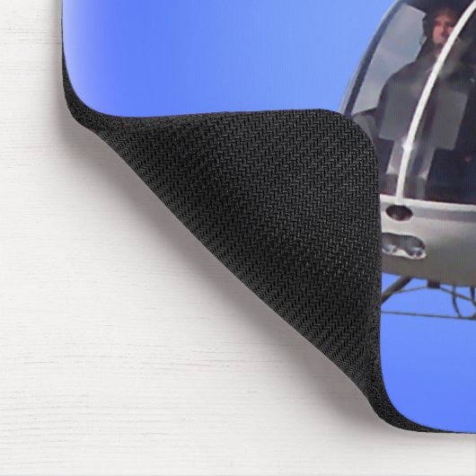 Helikopter met helikopter Mousepad en Keepsakes He Muismat (Hoek)