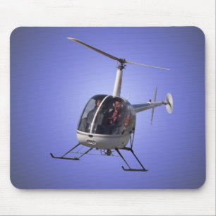 Helikopter met helikopter Mousepad en Keepsakes He Muismat