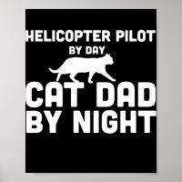 Helikopter piloot per dag kattevader bij nacht