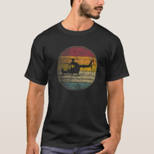 Helikopter piloot — Reizigerretro-stijl Vintage 8 T-shirt