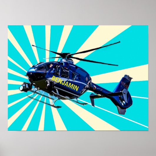 Helikopter Poster (Voorkant)