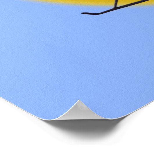 Helikopter Prints Koel Chopper Piloot Prints Poste (Hoek)