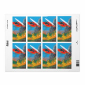 Helikopter Redding Etiket (Full Sheet)