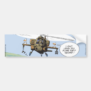 Helikopter Ride Zwamp Duck Bumpersticker