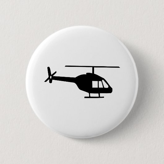 Helikopter Ronde Button 5,7 Cm (Voorkant)