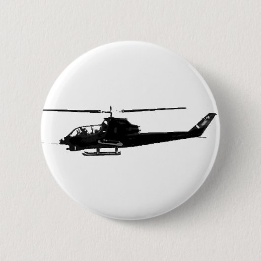 HELIKOPTER RONDE BUTTON 5,7 CM (Voorkant)