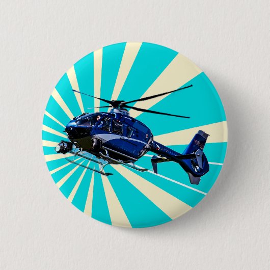 Helikopter Ronde Button 5,7 Cm (Voorkant)