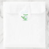 Helikopter Ronde Sticker (Tas)
