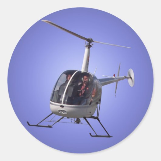 Helikopter Stickers met helikopter - Gift & Sticke (Voorkant)