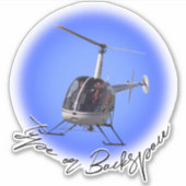 Helikopter Stickers met helikopter - Gift & Sticke (Voorkant)