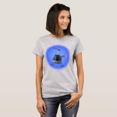 Helikopter T-shirt Shirt voor dames plus formaat (Voorkant volledig)