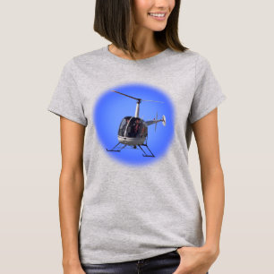 Helikopter T-shirt Shirt voor dames plus formaat