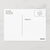 Helikopter van kind; Scarlet Red Stripes Briefkaart (Achterkant)