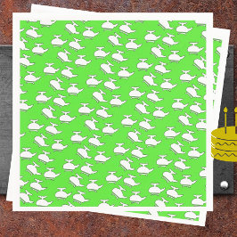 Helikopter verjaardagsfeestje servet