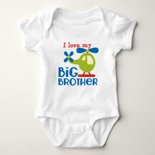 Helikopter waar ik van mijn Big Brother hou Romper