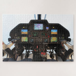 Helikoptercockpit Legpuzzel