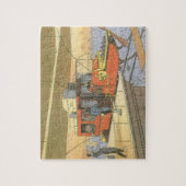 Helikoptergrens wetenschapsvlieger legpuzzel (Verticaal)