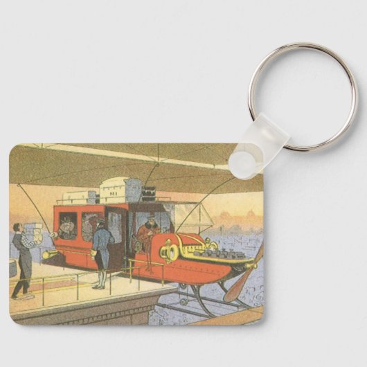 Helikoptergrens  wetenschapsvlieger sleutelhanger (Voorkant)