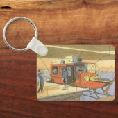 Helikoptergrens  wetenschapsvlieger sleutelhanger (Achterkant)