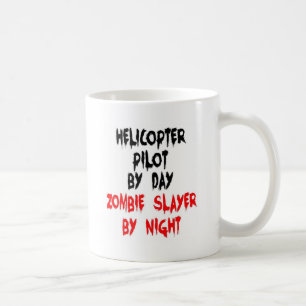 Helikopterpiloot Zombie Slayer Koffiemok