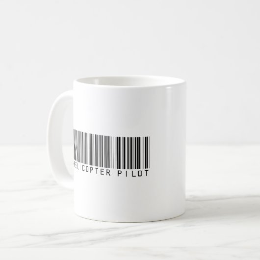 Helikopterpilootbalie Code Koffiemok (Voorkant links)