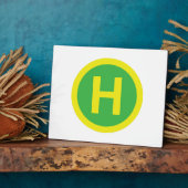 Helikopterplatform bord fotoplaat (Zijkant)