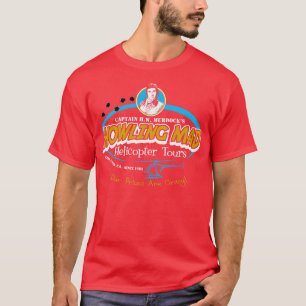 Helikopterroutes voor vrachtwagens met helikopters t-shirt