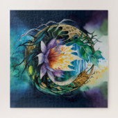 helingsvermogen van onderdompeling in de natuur legpuzzel (Horizontaal)