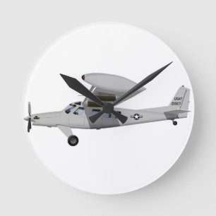 Helio AU-24 Stallion 451451 Ronde Klok