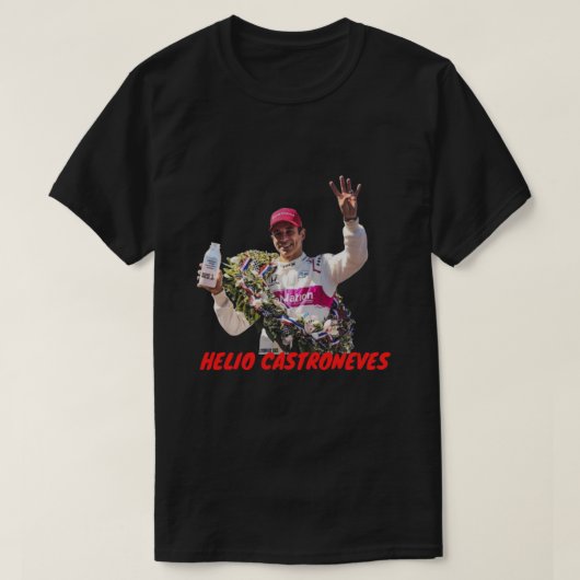 Helio Castroneves 2 T-shirt (Design voorkant)